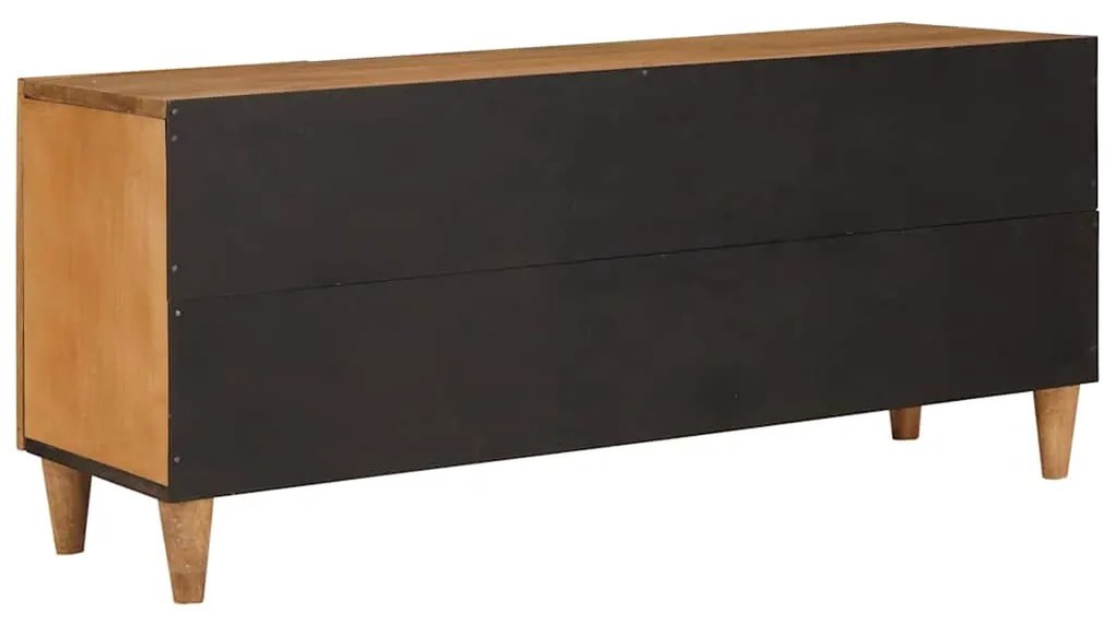 vidaXL Ντουλάπι TV Ανοιχτό καφέ 105 x 33 x 46 εκ Μασίφ ξύλο μάνγκο