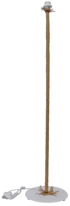 Βάση Φωτιστικού Δαπέδου Με Ντουί E27 Heronia 09-0059 Rope/White