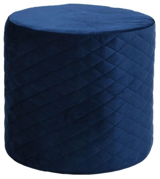 Σκαμπό 373-121-667 35x35x32cm Blue Fabric,Melamine
