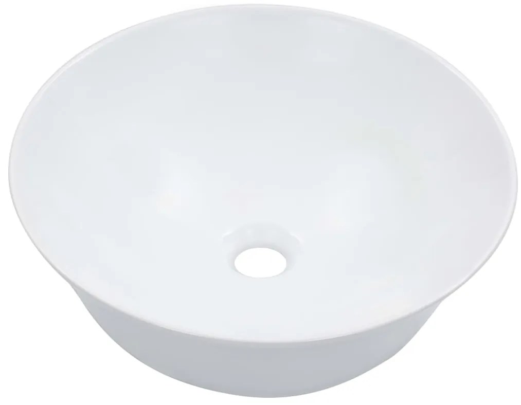 vidaXL Νιπτήρας Λευκός 41 x 12,5 εκ. Κεραμικός