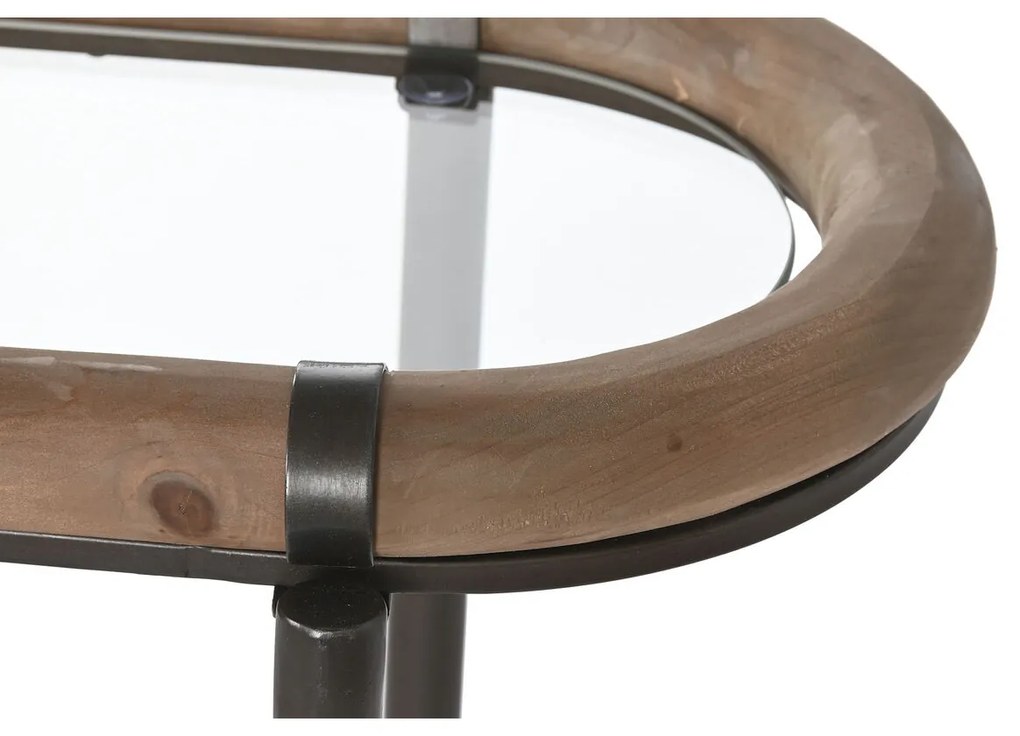 Έπιπλο Εισόδου Home ESPRIT Μαύρο 131 x 36 x 81 cm