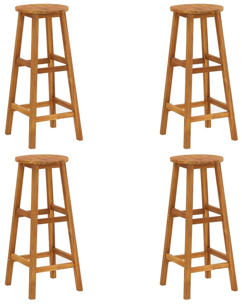 vidaXL Σετ Επίπλων Μπαρ Κήπου 5 Τεμαχίων από Μασίφ Ξύλο Ακακίας