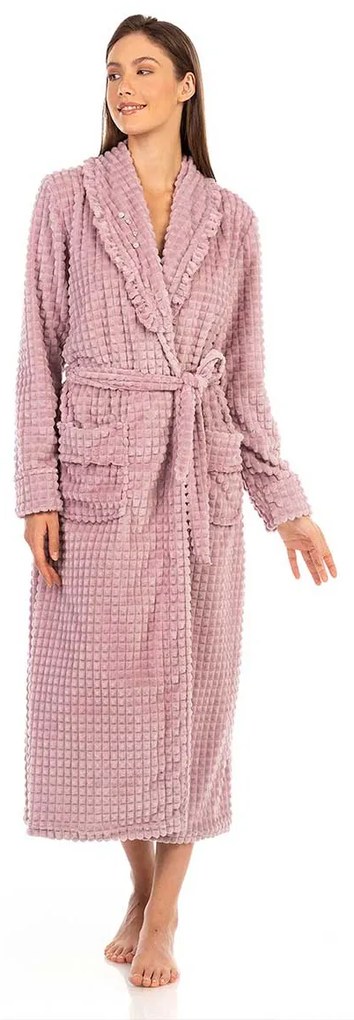 Ρόμπα Fleece Γυναικεία Mara-M 1050-23 Ροζ XX-LARGE