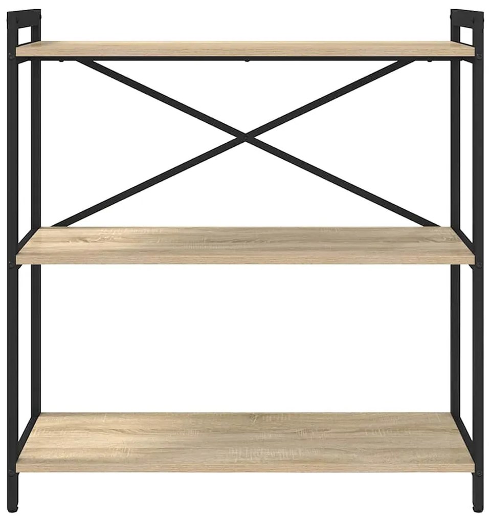 vidaXL Βιβλιοθήκη Sonoma Δρυς 80 x 30 x 83 εκ Επεξεργασμένο ξύλο