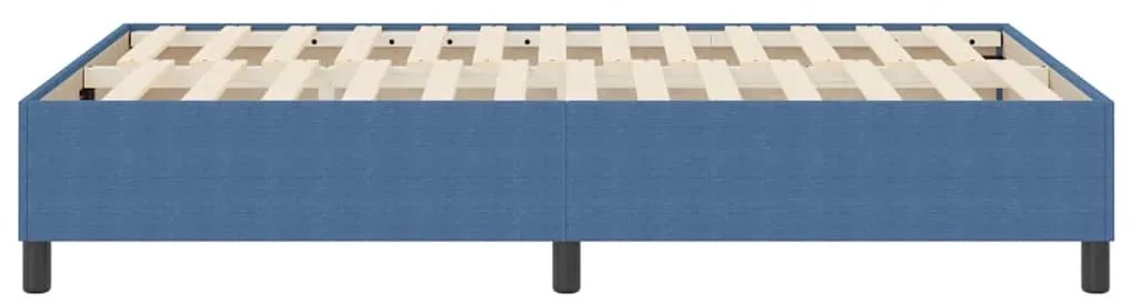 vidaXL Κρεβάτι με ελατήρια Μπλε 120 x 190 cm Βελούδο