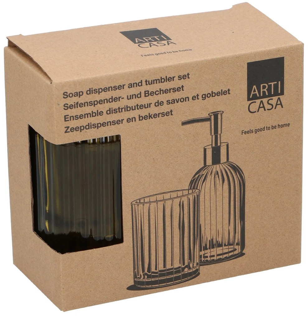 Σετ Διανομέας Σαπουνιού και Ποτήρι ARTI CASA
