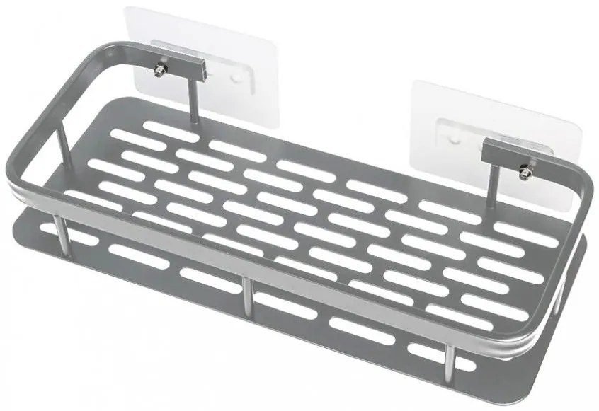 Ράφι Τοίχου Αλουμινίου 30x5x13cm Ασημί HUH-0161 HOME USE HUH-0161