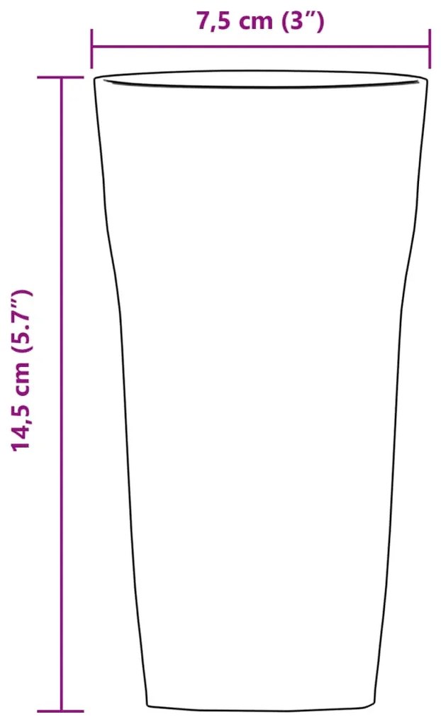 vidaXL Ποτήρια 6 Τεμ. 310 ml