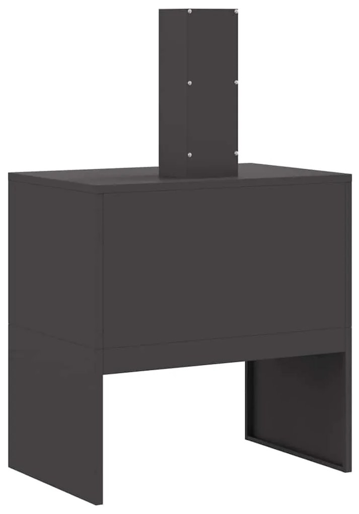 vidaXL Φούρνος με Καμινάδα Μαύρος 60x40x96 εκ Ατσάλι