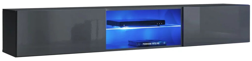 Swap Κρεμαστό Έπιπλο Τηλεόρασης Καφέ Δρυς 180x30x40