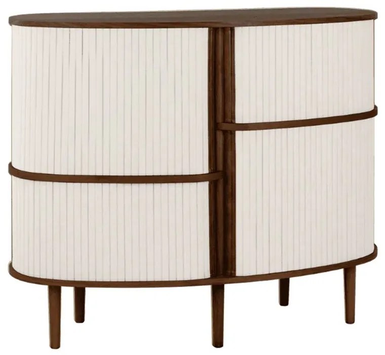 Μπουφές Audacious Highboard 5804C726-02 120x50x100cm Dark Oak White Sands