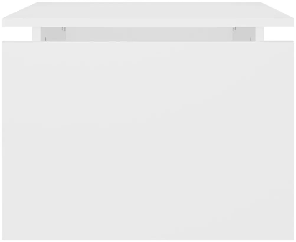 vidaXL Τραπεζάκι Σαλονιού Λευκό 68 x 50 x 38 εκ. από Επεξ. Ξύλο