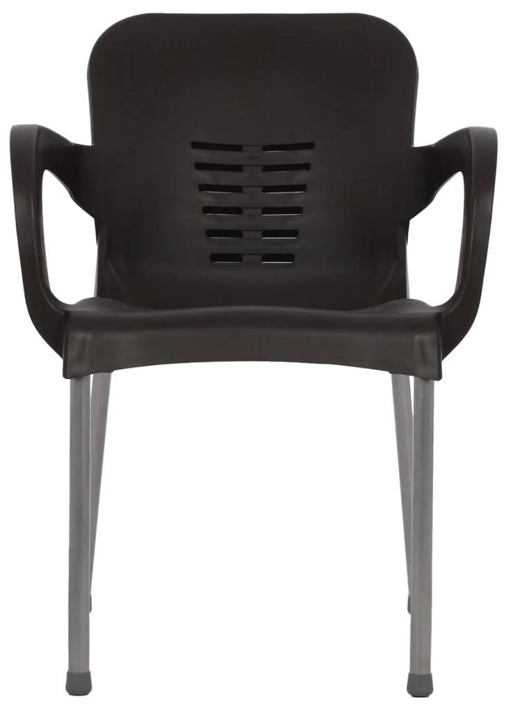 ΠΟΛΥΘΡΟΝΑ ΠΟΛΥΠΡΟΠΥΛΕΝΙΟΥ RECYCLED KAREK  ΚΑΦΕ ΧΡΩΜΑ 59x58x81Y εκ. 59x58x81 εκ.