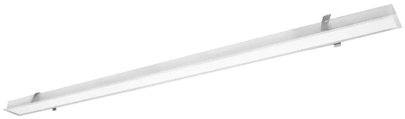 Γραμμικό Φωτιστικό Χωνευτό 180 εκ. With Trim 220-240V Dim 0-10V  Led 80w 7100lm 3000K Αλουμίνιο Λευκό Viokef Station Recessed 3911-0315-3-W-D