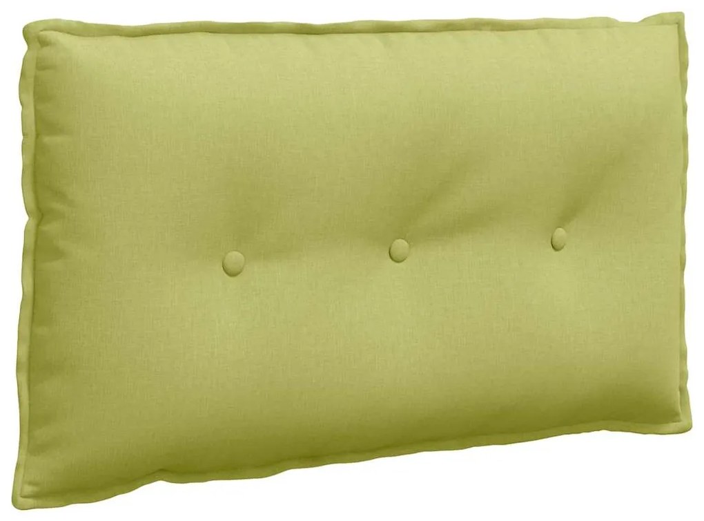 vidaXL Μαξιλάρι Πλάτης Ανοιχτό Πράσινο 80 x 19 x 50 εκ ύφασμα