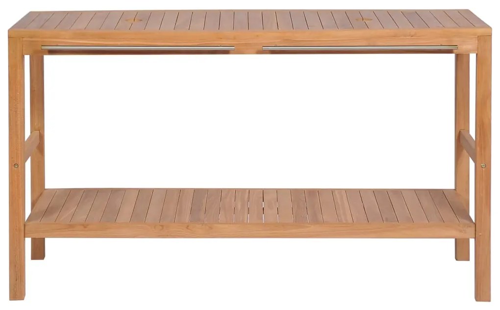 ΈΠΙΠΛΟ ΜΠΑΝΙΟΥ 132 X 45 X 75 ΕΚ. ΑΠΟ ΜΑΣΙΦ ΞΥΛΟ TEAK 246493