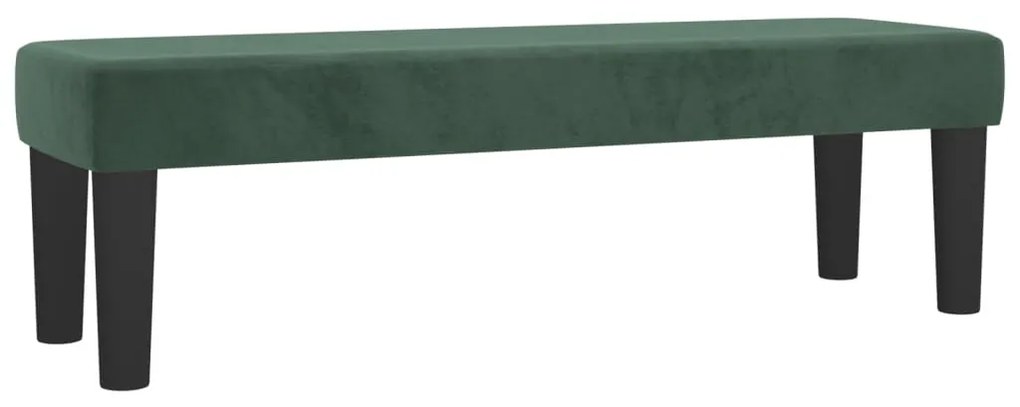 Κρεβάτι Boxspring με Στρώμα Σκούρο Πράσινο 200x200εκ. Βελούδινο 3137986