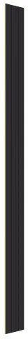 VEVOR Wood Slat Acoustic Panels 8 PCS 96 x 6 inch for Modern Wall Matte Black
