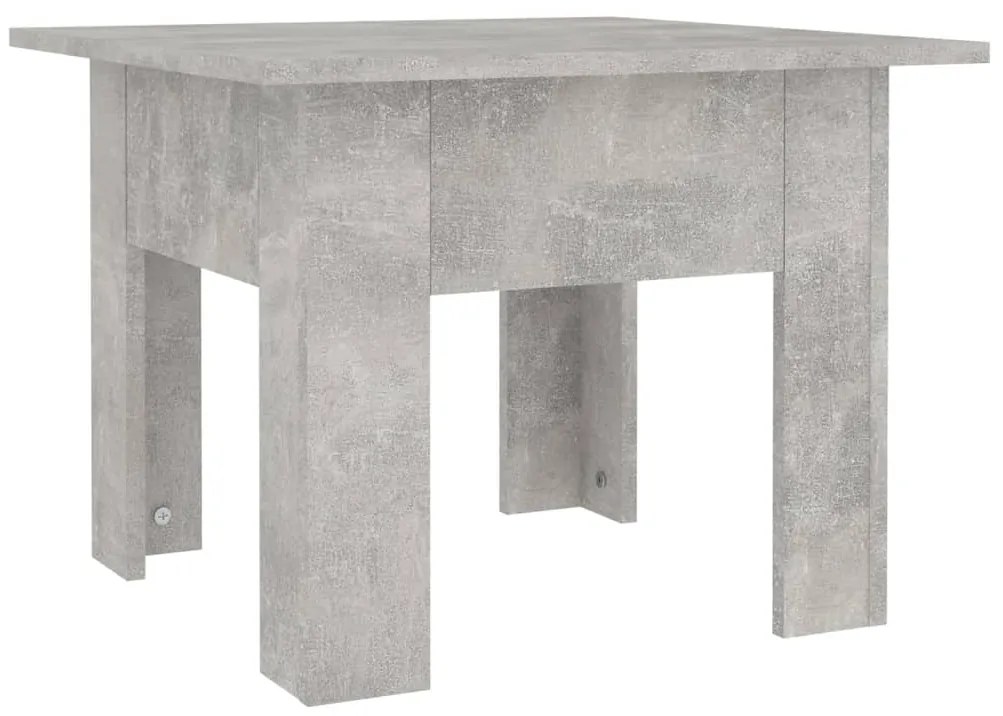 vidaXL Τραπεζάκι Σαλονιού Γκρι Σκυροδέματος 55x55x42 εκ. Μοριοσανίδα