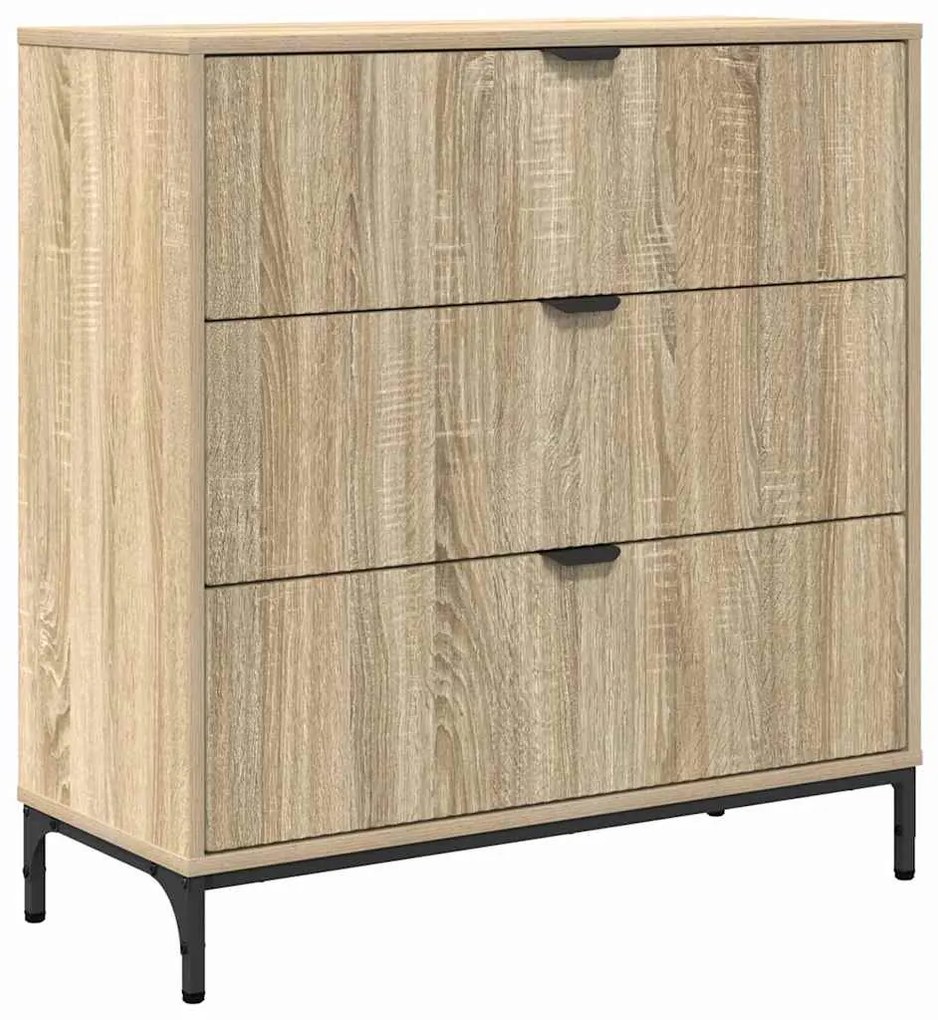 vidaXL Πλαϊνό γραφείο Sonoma Δρυς 79.5 x 33 x 82 εκ Επεξεργασμένο ξύλο