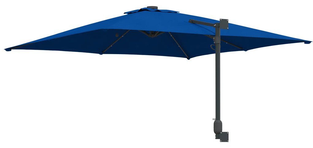 vidaXL Ομπρέλα Κήπου Αζούρ μπλε 248.5 x 247.5 x 160 εκ. ύφασμα