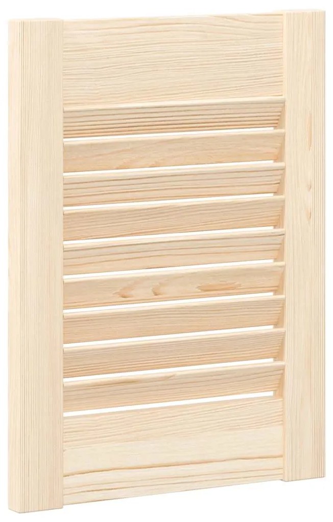 Πόρτες ντουλαπιών Louvred Design 2 τεμάχια 39,5x29,5 cm - Καφέ