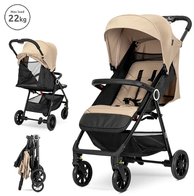 LORELLI ΑΝΑΔΙΠΛΟΥΜΕΝΟ ΚΑΡΟΤΣΙ ΒΟΛΤΑΣ NOIR BEIGE 10022092507