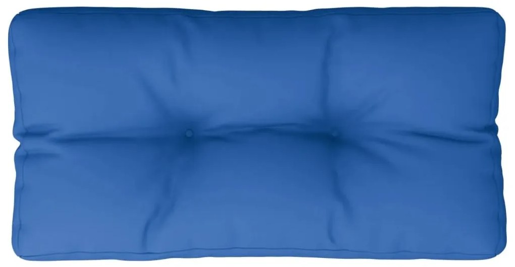 Μαξιλάρι Παλέτας Μπλε Ρουά 80 x 40 x 12 εκ. Υφασμάτινο - Μπλε