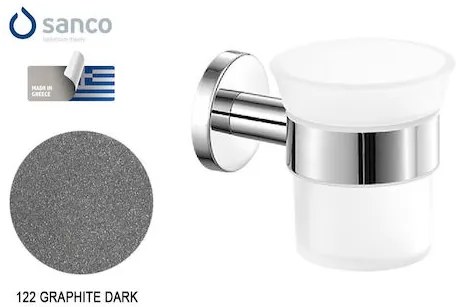 Ποτηροθήκη Επιτοίχια Sanco Ergon Graphite Dark 25901-122