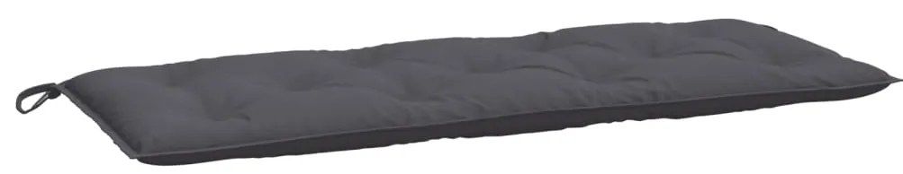 vidaXL Μαξιλάρια Πάγκου Κήπου 2 τεμ. Ανθρακί 120x50x7cm Ύφασμα Oxford