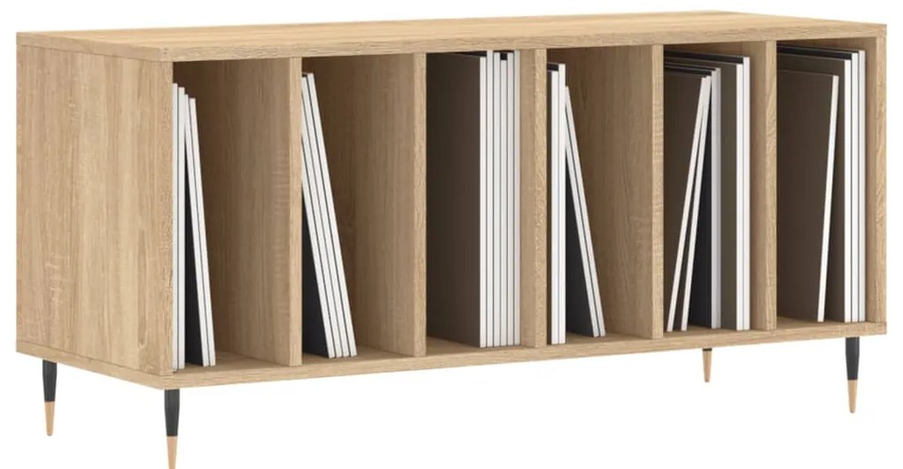 vidaXL Έπιπλο Δίσκων Sonoma Δρυς 100x38x48 εκ. από Επεξεργασμένο Ξύλο