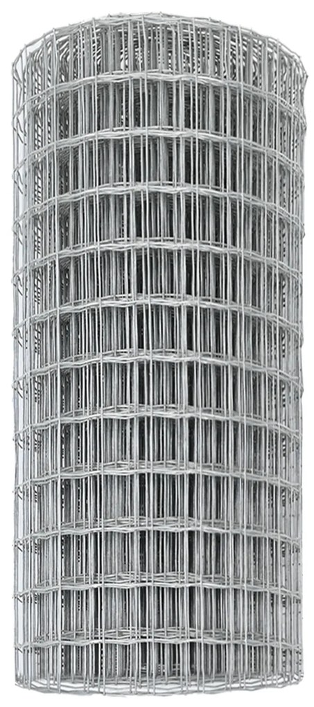 vidaXL Euro Fence 0.8x10 μ Γαλβανισμένος Χάλυβας