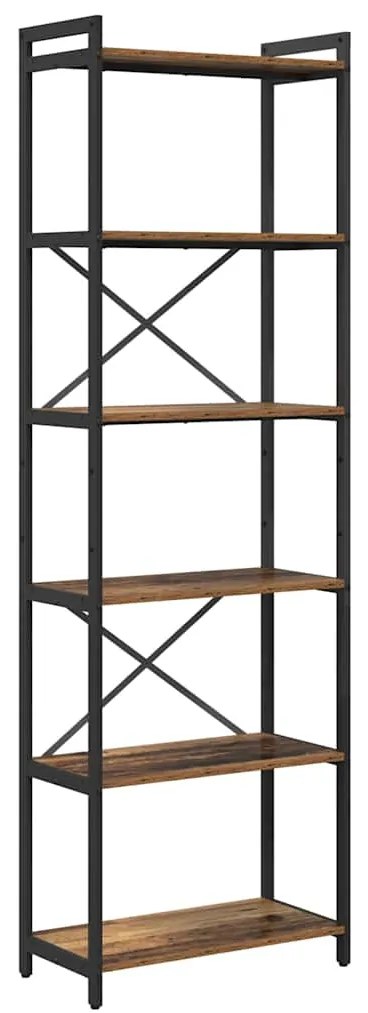 vidaXL Βιβλιοθήκη Παλαιό ξύλο 60 x 30 x 188 εκ Επεξεργασμένο ξύλο