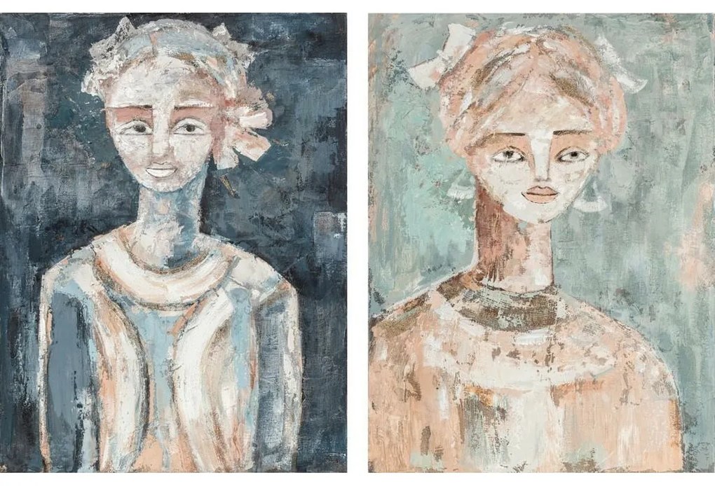 Καμβάς DKD Home Decor Τζίντζερ Καμβάς 90 x 4 x 120 cm 90 x 3,7 x 120 cm