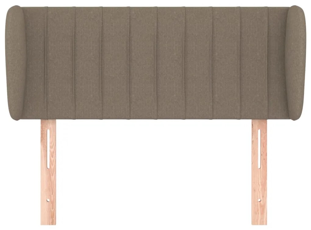 vidaXL Κεφαλάρι με Πτερύγια Taupe 103x23x78/88 εκ. Υφασμάτινο