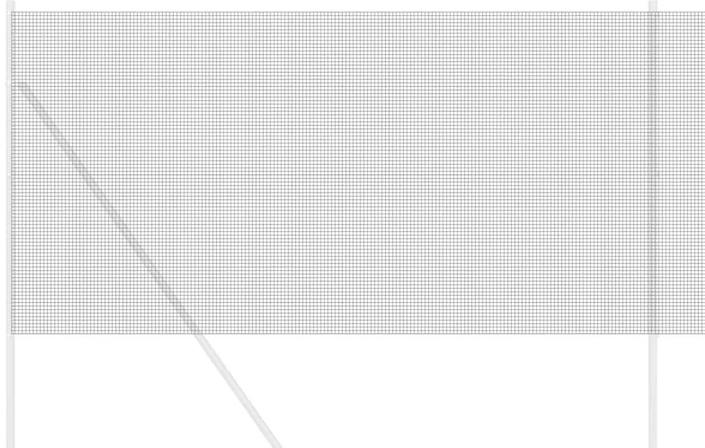 vidaXL Συρμάτινος Φράκτης Γκρι 1.4x25 μ Χάλυβας