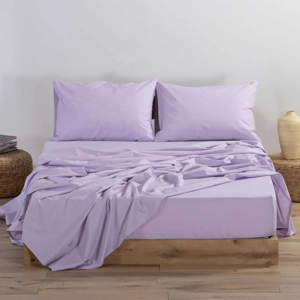 Παπλωματοθήκη Υπέρδιπλη (230x240) Nef-Nef Homeware Basic Λιλά