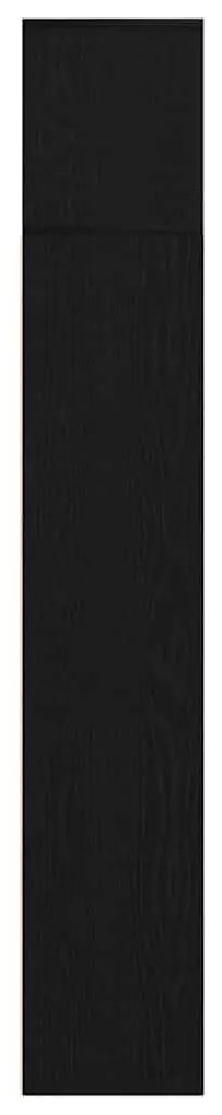 vidaXL Βιβλιοθήκη 3 pcs Μαύρη Οξυά 36 x 30 x 143 cm Επεξεργασμένο ξύλο
