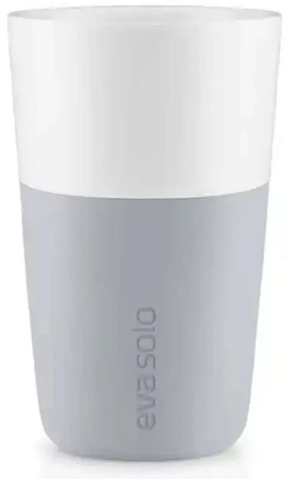 Φλυτζάνια Latte Πορσελάνινα (Σετ 2Τμχ) 501046 360ml Light Grey Eva Solo Porcelain