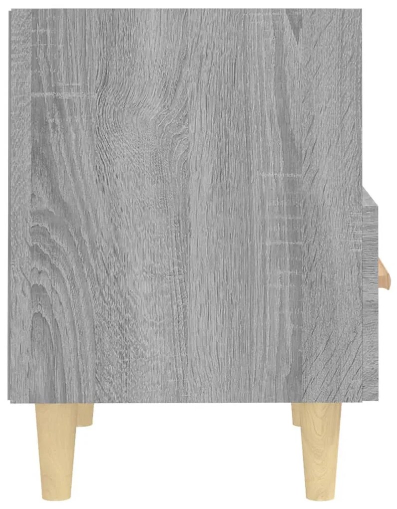 vidaXL Κομοδίνα 2 τεμ. Γκρι Sonoma 40 x 35 x 47 εκ.
