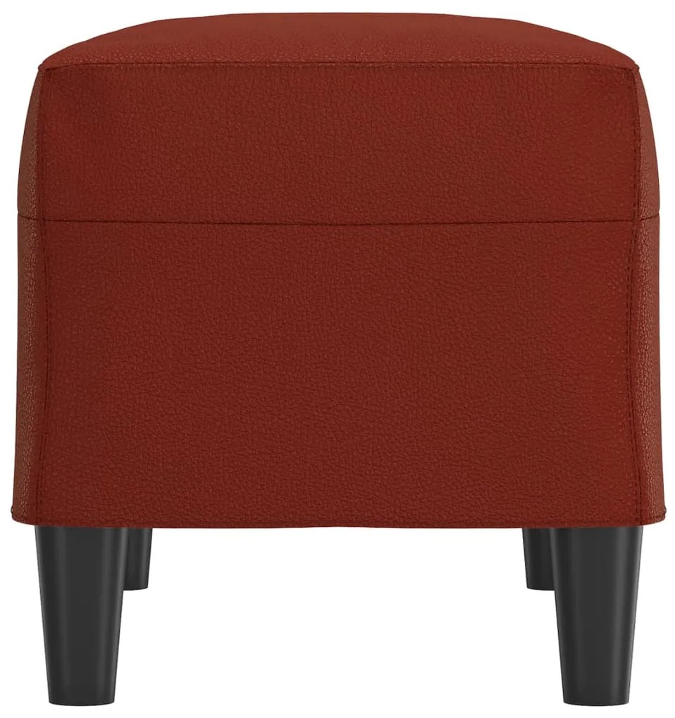 vidaXL Πάγκος Μπορντό 70x35x41 εκ. Υφασμάτινος