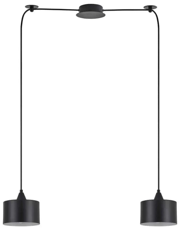 Φωτιστικό Οροφής Κρεμαστό Adept 77-9036 50x14x300 E27 60W Black Homelighting Μέταλλο