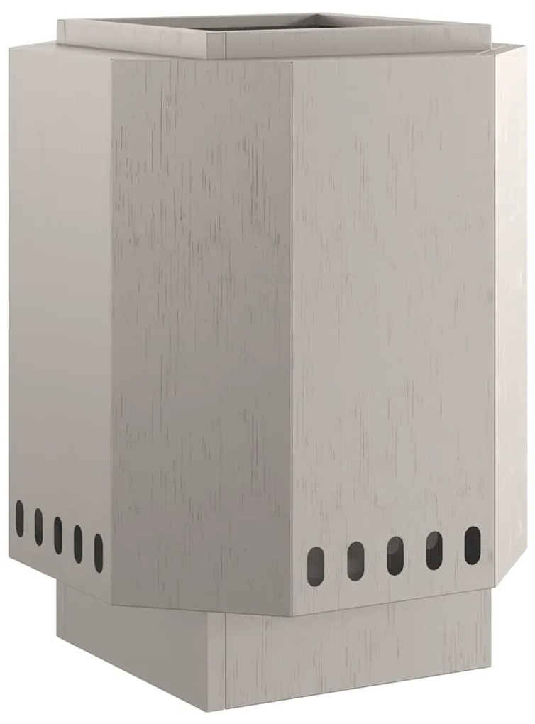 vidaXL Σόμπα Φωτιάς Χωρίς Καπνό Καφέ 38 x 38 x 51 cm Ατσάλι καιρό