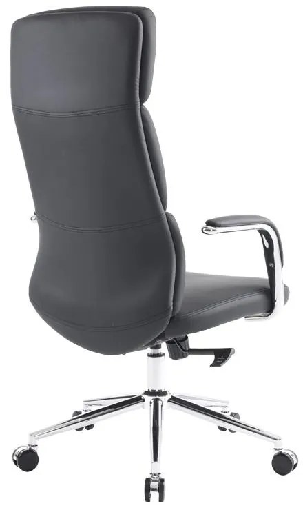 Καρέκλα γραφείου διευθυντή Bendona pu σε μαύρη απόχρωση 71x78x119-127εκ 71x78x119 εκ.