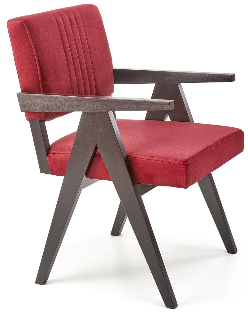 MEMORY chair, ebony / maroon Monolith 59