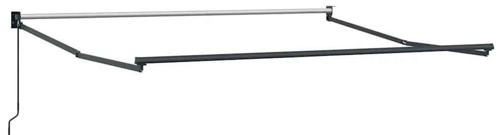 vidaXL Χειροκίνητη Ρυθμιζόμενη Σκηνή Μπεζ 350x250 εκ.