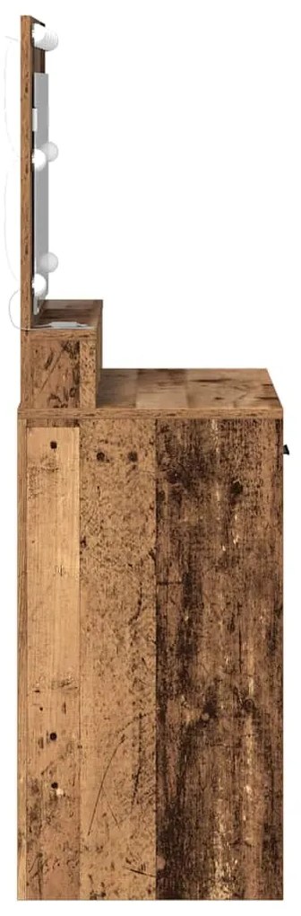 vidaXL Κομοδίνο Παλαιό ξύλο 79 x 41 x 135 cm Επεξεργασμένο ξύλο