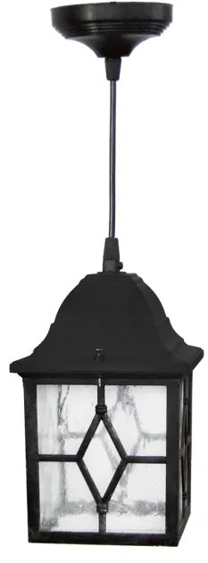 Κρεμαστό Φωτιστικό Οροφής μαύρο Dimitra 710 LP-710K 1L Heronia-11-0047-Μαύρο 11-0047