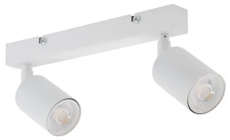 Πλαφονιέρα Φωτιστικό Οροφής 2xGU10 10W IP20 Top TK Lighting-6198-Λευκό 6198