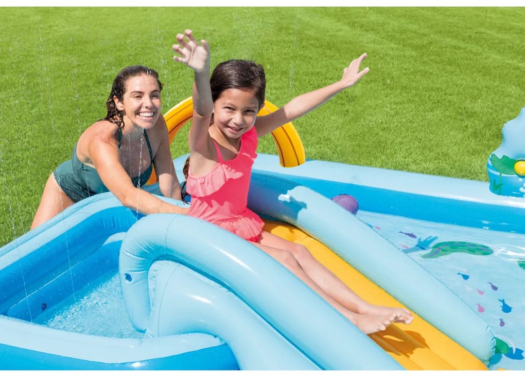 Intex Πισίνα Jungle Adventure Play Center 2.44x1.98mx71cm